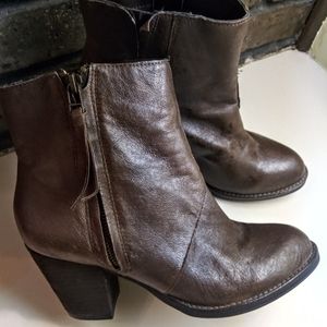 Steve Madden Partenon Ankle Leather Boots 8.5
